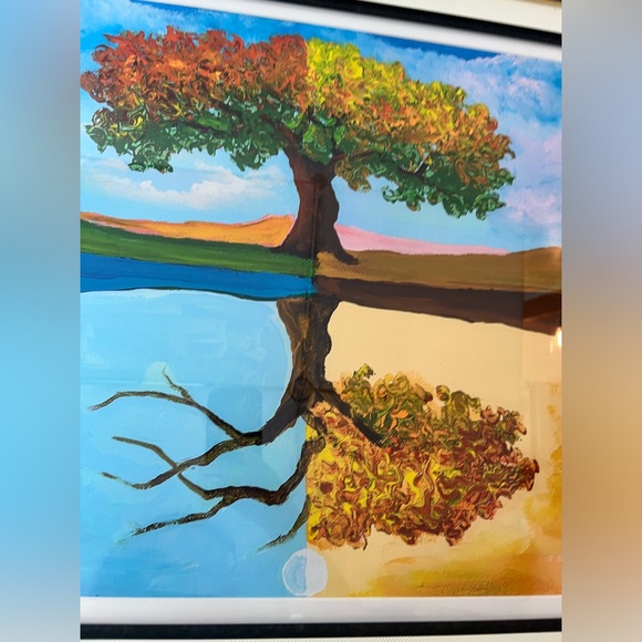 Ascension by David Najar (18”x28” artwork with custom frame) - Picture 3 of 8